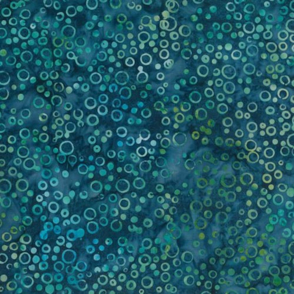 Blank Ocean Mandala Batiks - Ocean Foam - Black Rabbit Fabric Inc.