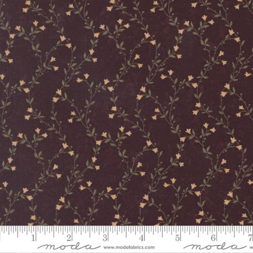 PRE-ORDER Moda Quail Run Creeping Vine - Mulberry - Black Rabbit Fabric Inc.