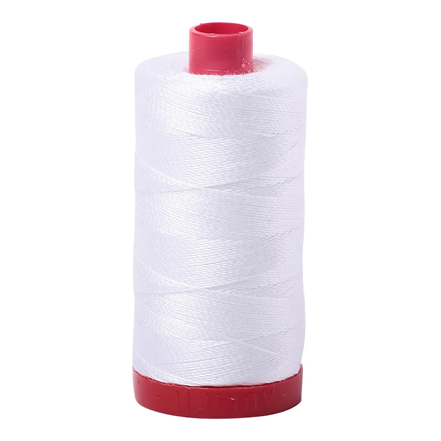 Aurifil Mako Cotton Embroidery Thread 12wt 356yds White