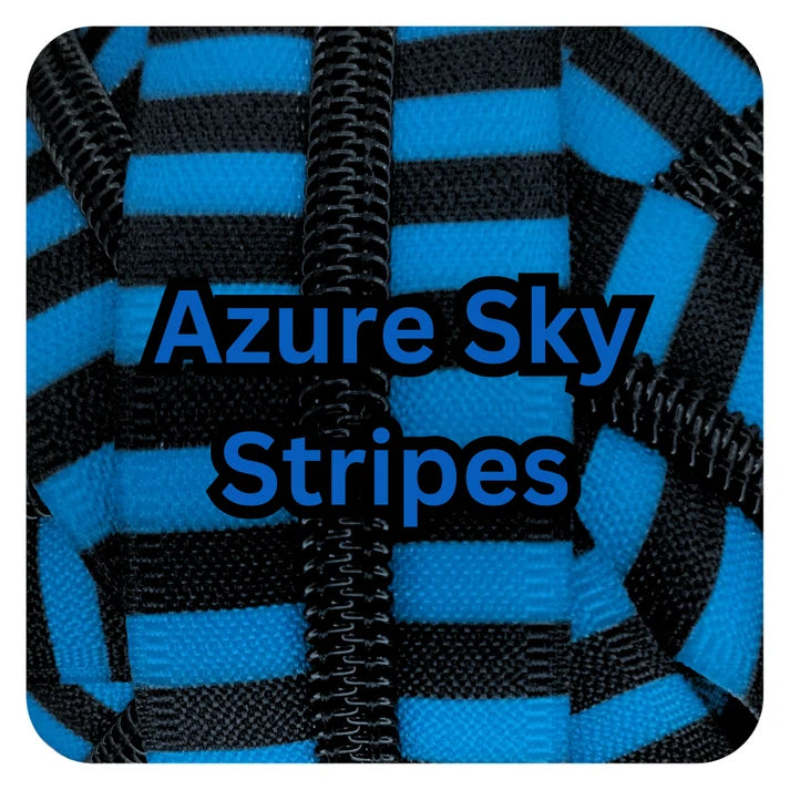 Atelier #5 Zipper - Stripes - Black Teeth