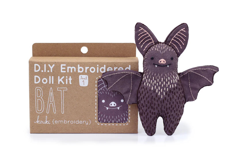 Kiriki Embroidery Kit: Bat