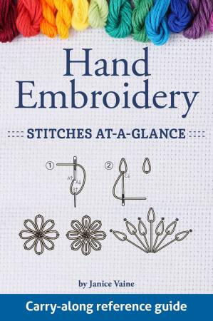 Hand Embroidery Stitches at-a-glance - Black Rabbit Fabric Inc.