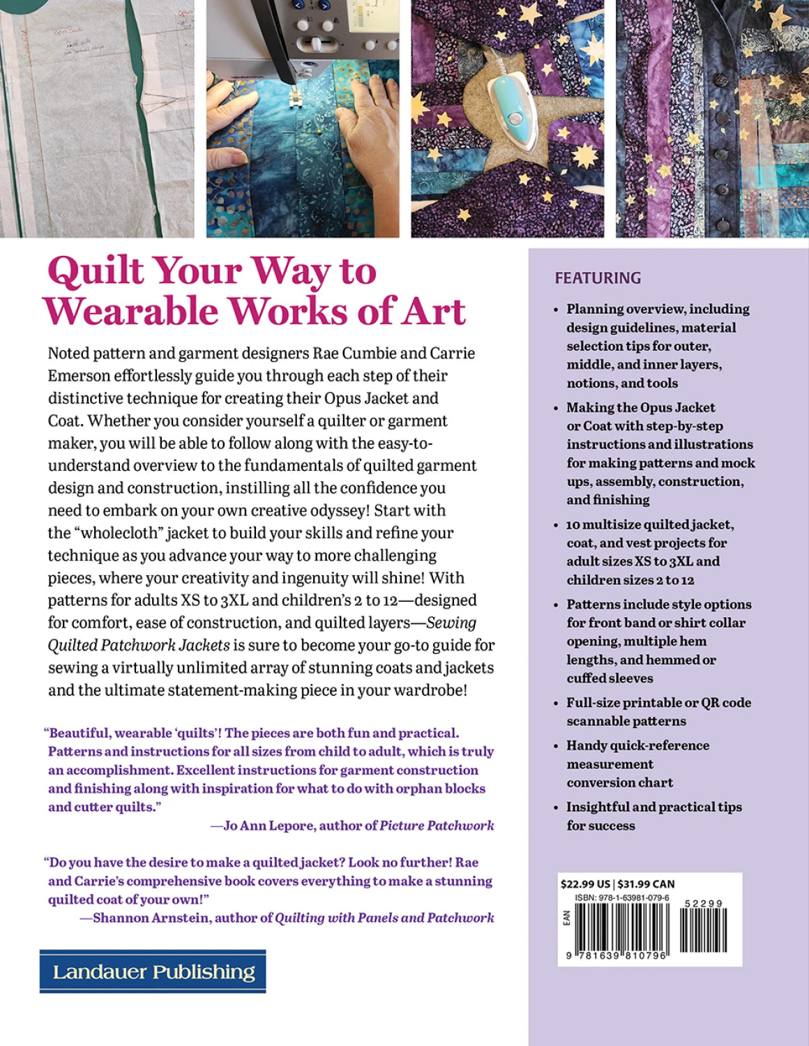 Book: Sewing Quilted Patchwork Jackets
