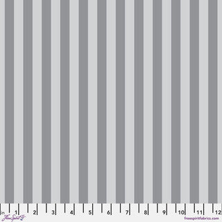 PRE-ORDER Tula Pink True Colors Graywork Tent Stripe - Fog