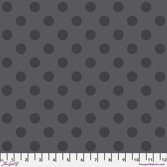 PRE-ORDER Tula Pink True Colors Graywork Pom Pom - Carbon