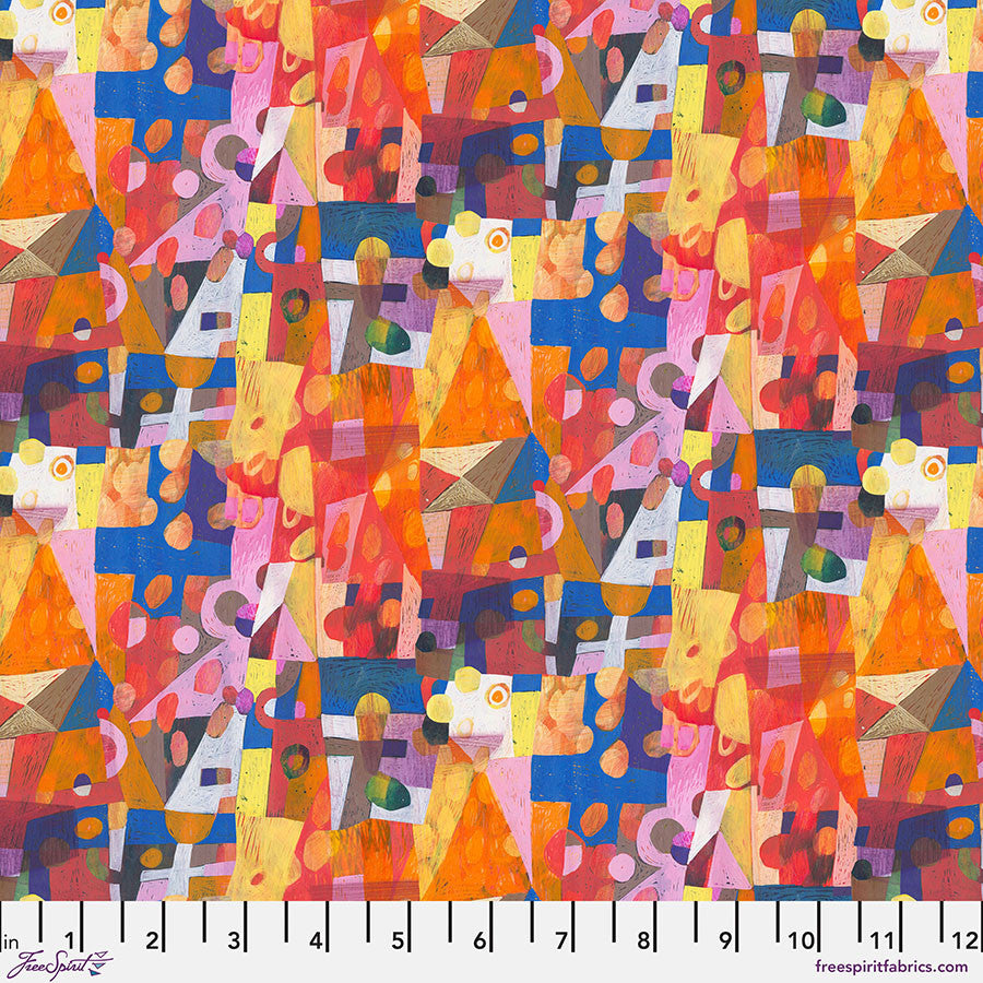 Free Spirit Colori Prism - Multi - Black Rabbit Fabric Inc.