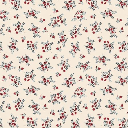 RJR Maison des Roses - Cream - Black Rabbit Fabric Inc.