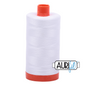 Aurifil Mako Cotton Thread Solid 50wt 1300m White