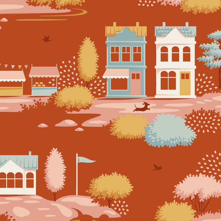 ***PRE-ORDER*** Tilda Village Life Village Rust