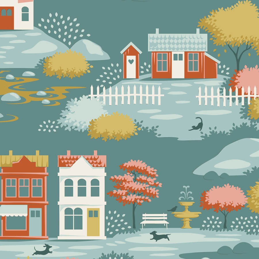 ***PRE-ORDER*** Tilda Village Life Village Teal