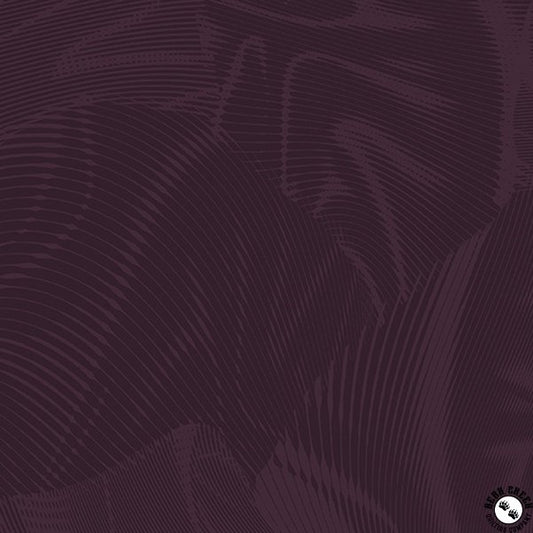 Benartex Into the Wild Echo - Dark Plum