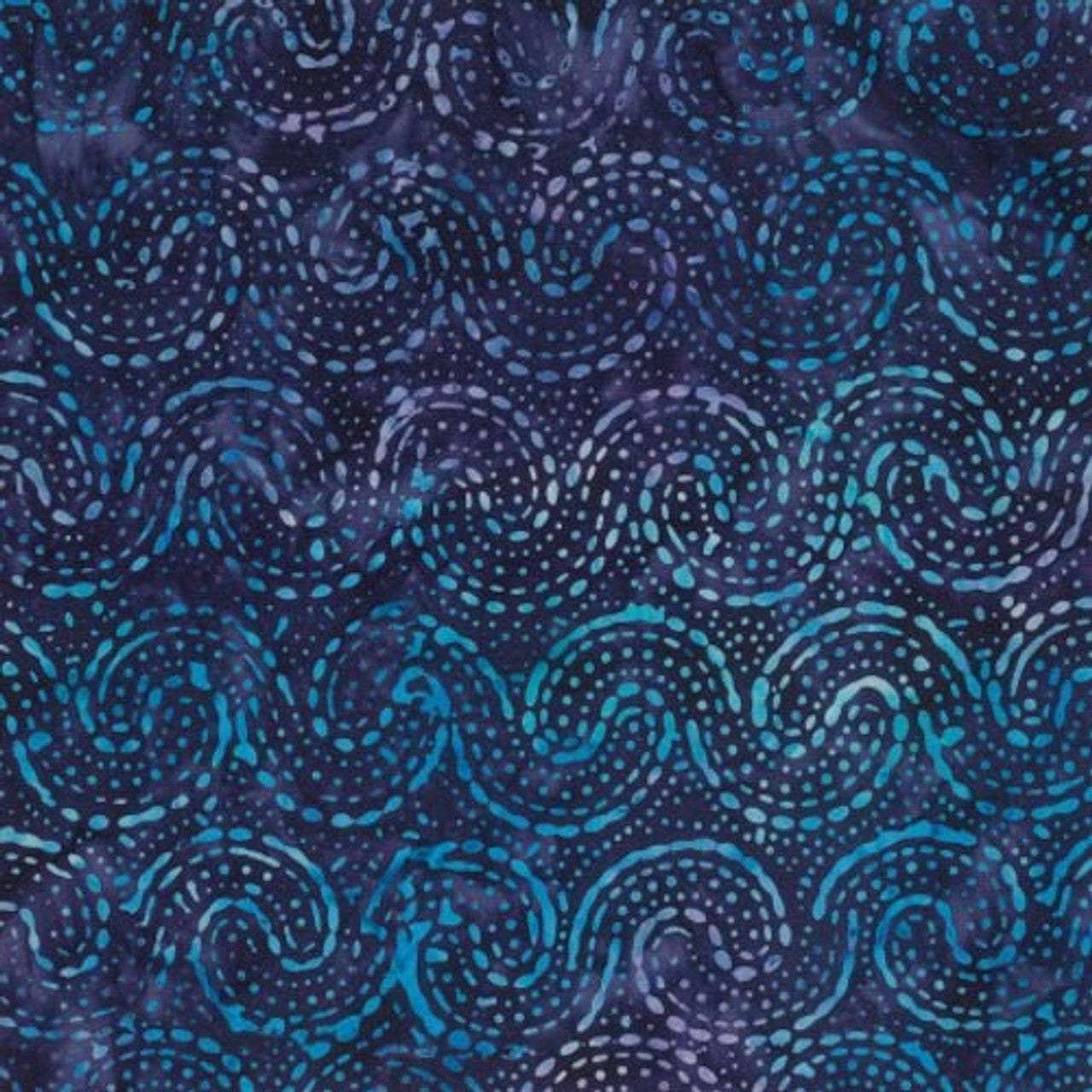 Blank Ocean Mandala Batiks - Tidal Pool - Black Rabbit Fabric Inc.