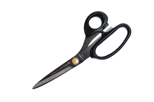 LDH Scissors True Left-handed Lightweight Fabric Scissors 8" Black
