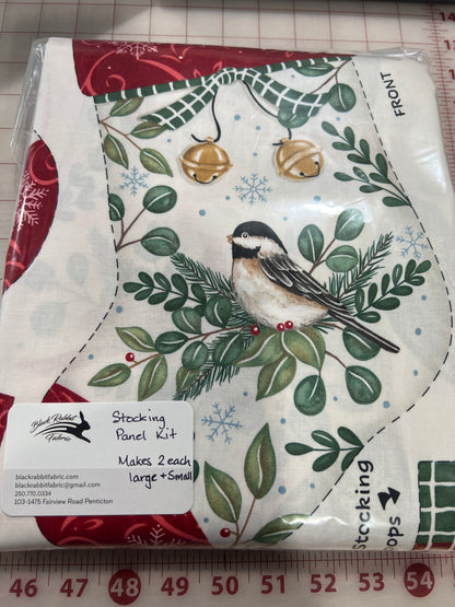 Quilt Kit - When Snow Falls Stocking Kit
