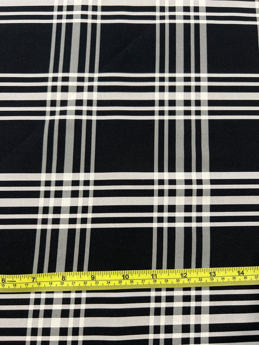 RB - Fleur Noire Plaid Black