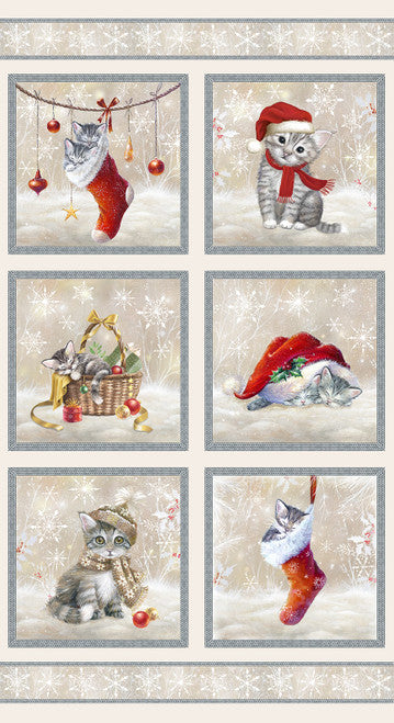 Blank A Purr-fect Holiday Season Cat 24" Panel