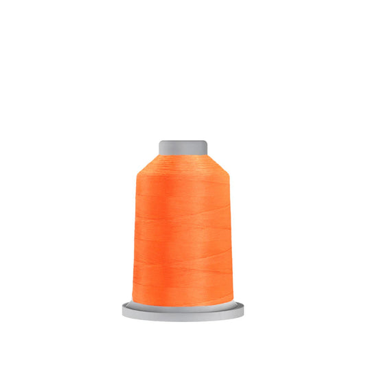 Glide 40wt Polyester Thread 1,100 yd Mini King Spool Neon Orange 90811