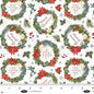 Blank Be Merry & Shine Bright Christmas Wreaths - White