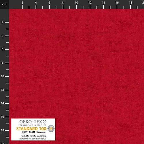 Stof Melange - True Red 406 - Black Rabbit Fabric Inc.