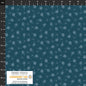 PRE-ORDER Stof The Sweetest Embrace Floral Burst - Teal - Black Rabbit Fabric Inc.