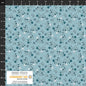 PRE-ORDER Stof The Sweetest Embrace Pretty Floral - Aqua - Black Rabbit Fabric Inc.