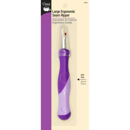 Dritz Ergonomic Seam Ripper - Large - Black Rabbit Fabric Inc.
