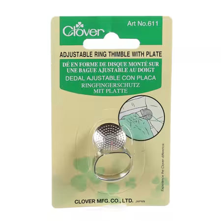 Thimble - Adjustable Thimble with Metal Plate