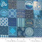 Moda Curated In Colour Patchwork - Blue 7461-16