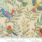 Moda Paper Hamlet Birds Newspaper - Black Rabbit Fabric Inc.