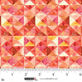 StudioE Air Mail Abstract Geo - Red