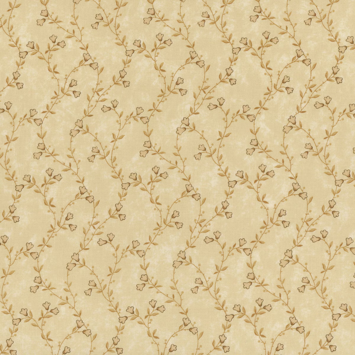 PRE-ORDER Moda Quail Run Creeping Vine - Tonal Tan - Black Rabbit Fabric Inc.