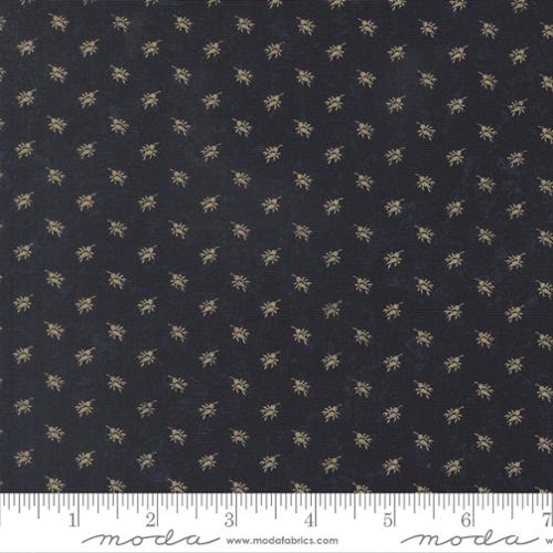 PRE-ORDER Moda Quail Run Seed Wheat - Indigo - Black Rabbit Fabric Inc.