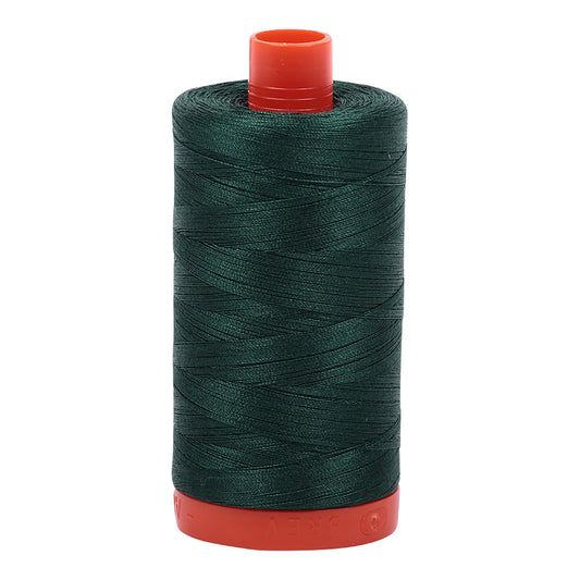 Aurifil Mako Cotton Thread Solid 50wt 1422yds Medium Spruce