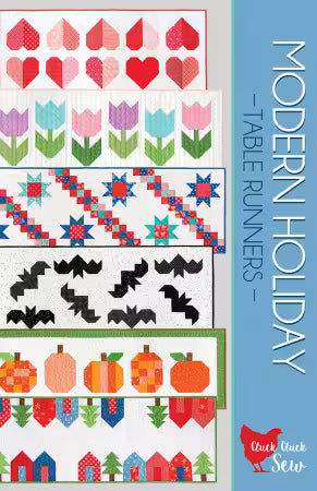 Paper Quilt Pattern: Modern Holiday Table Runners