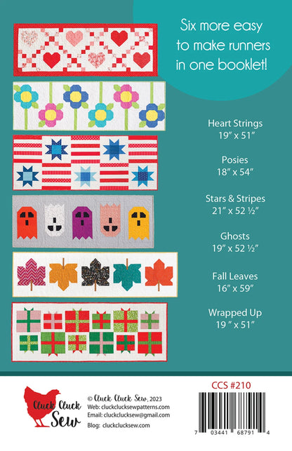 Paper Quilt Pattern: Modern Holiday Table Runners Volume 2