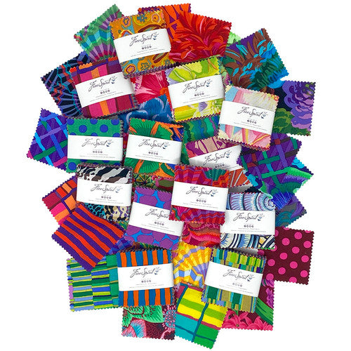 Free Spirit - Kaffe Fassett - Mini Charm Pack 2.5" - 42 pcs