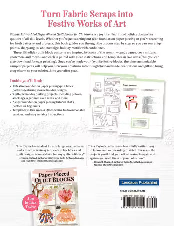 Book: Wonderful World of Paper-Pieced Quilt Blocks for Christmas