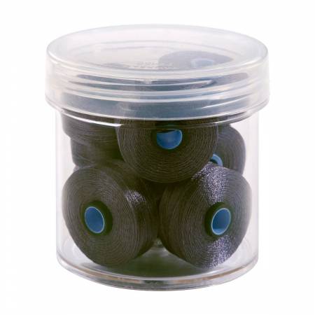 Magna-Glide Delights Style M 132yd Pre-wound Bobbins Medium Grey 10 Jar