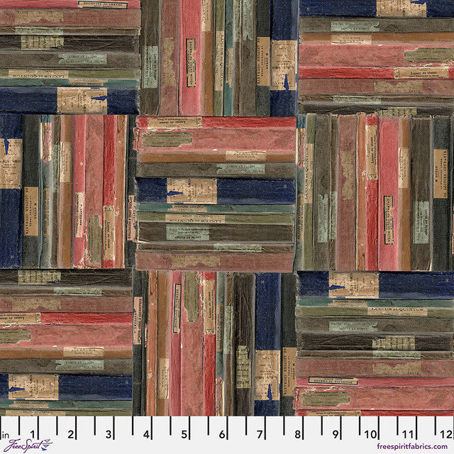 Tim Holtz Palette Multi Bookshop - Black Rabbit Fabric Inc.