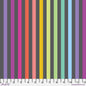 PRE-ORDER Tula Pink True Colors Graywork Disco Stripe - Carbon