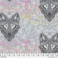 PRE-ORDER Tula Pink Graywork Wolf of Pink Street - Fog