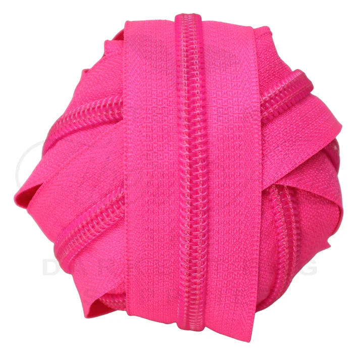 Atelier #5 Zipper - Hot Pink Teeth