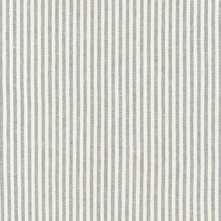 Essex Yarn Dyed Linen - Steel Stripe