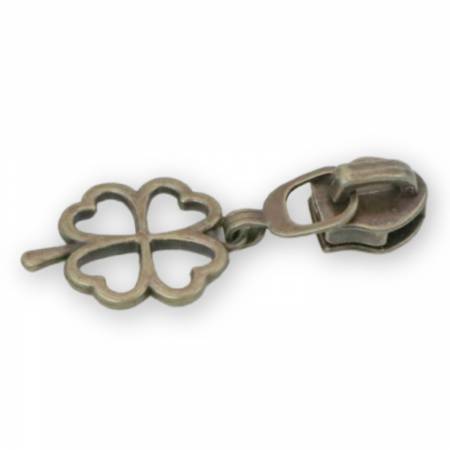 Four-Leaf Clover Zipper Sliders with Pulls - *SIZE#5* (4 pack)