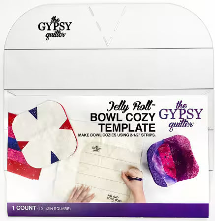 Jelly Roll Bowl Cozy Template - Black Rabbit Fabric Inc.