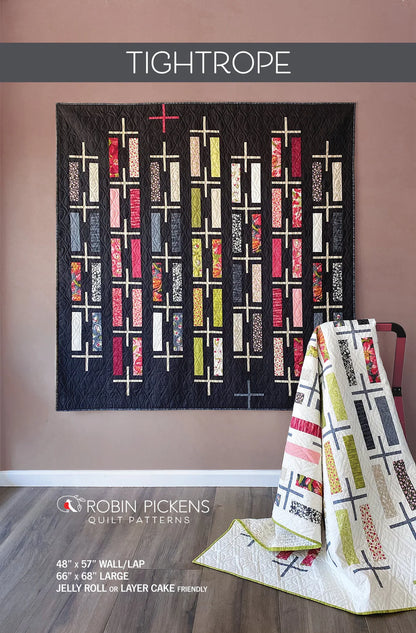 Paper Quilt Pattern - Tightrope - Black Rabbit Fabric Inc.