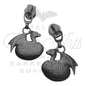 Atelier #5 Baby Dragon Zipper Pulls in Matte Black