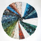 Jelly Roll - Hoffman Batik Bali Pop - Elements - Black Rabbit Fabric Inc.