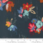 Moda Boho Haven Brush Stroke Floral - Deep Sea - Black Rabbit Fabric Inc.