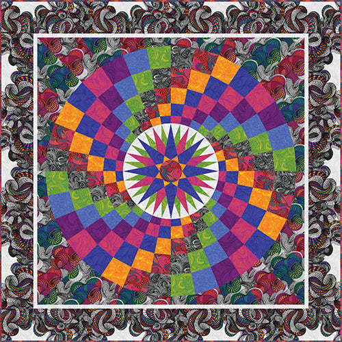 Geo-Gyre Quilt Kit